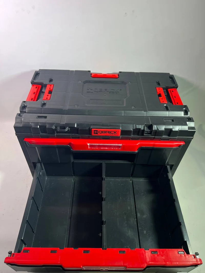 Qbrick System ONE Drawer 2 Toolbox 2.0 Werkzeugbox 587 x 380 x 340 mm 29 l mit zwei Schubladen - Beschädigt