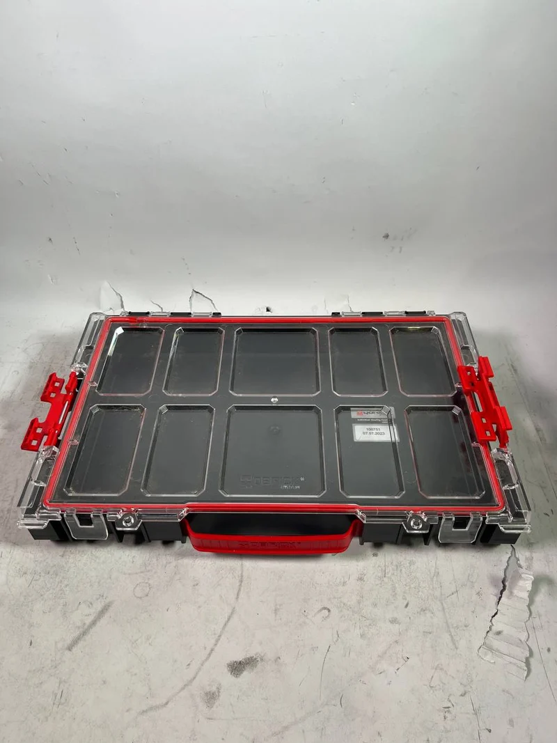 Qbrick System PRO 100 MFI Organizer 452 x 296 x 79 mm 5 l stapelbar IP54 - Leicht Gebraucht