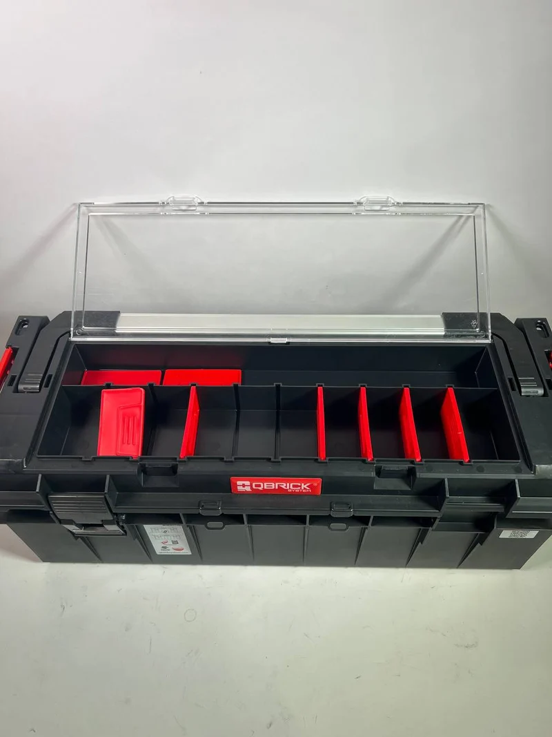 Qbrick System PRO 700 Expert stapelbar 650 x 270 x 272 mm 29l IP54 mit 11 Kammern - Beschädigt