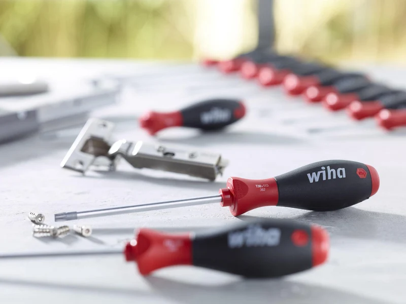 Wiha Schraubendrehersatz 302 HK6 01 6-teilig Schlitz/PH/PZD mit SoftFinish Mehrkomponentengriff