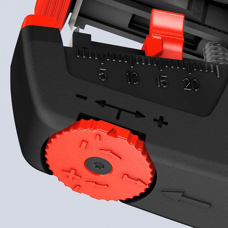 KNIPEX Automatikabisolierzange EvoStrip 200 mm für 0,03-10 mm² – selbsteinstellend, mit Drahtschneider