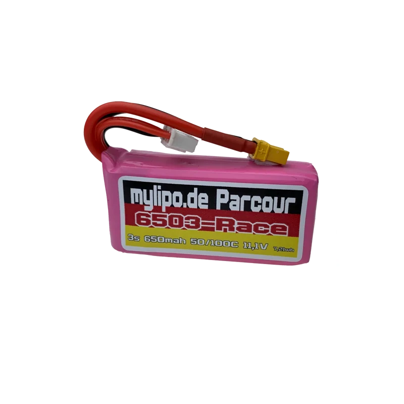Mylipo Lipo Akku 650mAh 11,1V 3S 50C/100C FPV Parcour XT30