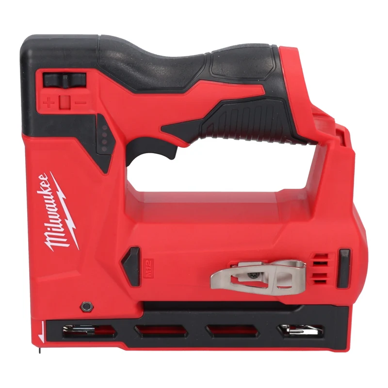 Milwaukee M12 BST-252 Akku Tacker 12 V 6 - 14 mm + 2x Akku 2,5 Ah + Ladegerät