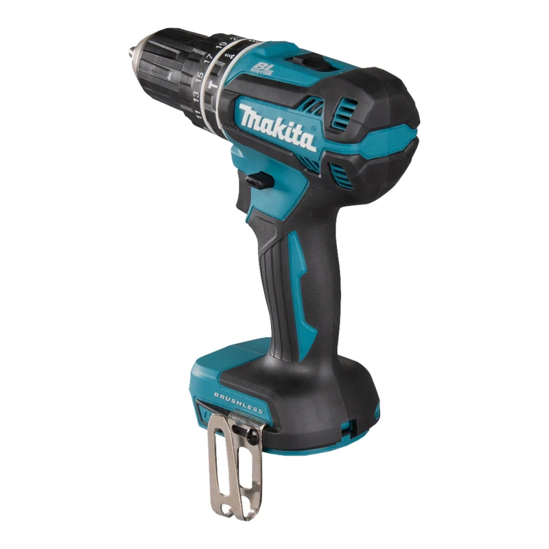 Makita DHP 485 Z Akku Schlagbohrschrauber 18 V 50 Nm Brushless + 22 tlg. Bit Set - ohne Akku, ohne Ladegerät