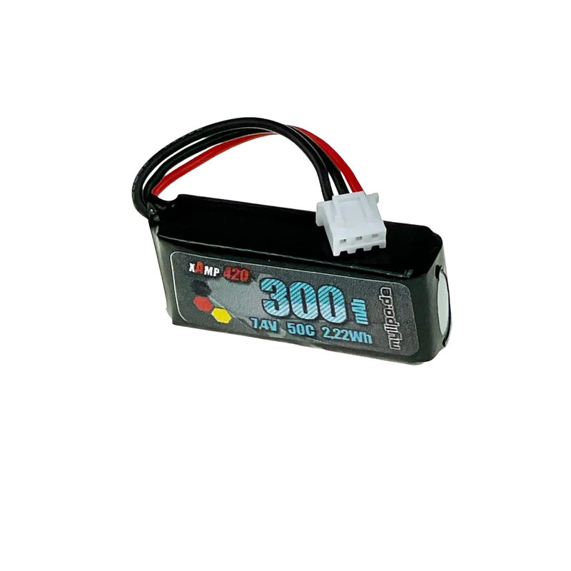 Mylipo Lipo Akku 300mAh 7,4V 2S 50C (für OMP Hobby M1) XHR3 Stecker