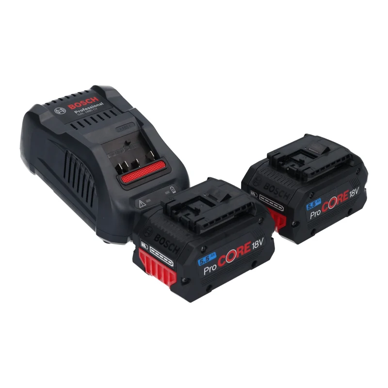 Bosch GHE 18V-50 Professional Akku Heckenschere 18 V 50 cm Brushless + 2x ProCORE Akku 5,5 Ah + Ladegerät