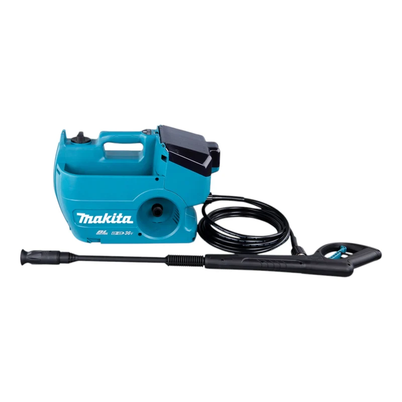 Makita DHW 080 PF4K Akku Hochdruckreiniger 36 V ( 2x 18 V ) 80 bar 380 l/h Brushless + 4x Akku 3,0 Ah + Doppelladegerät