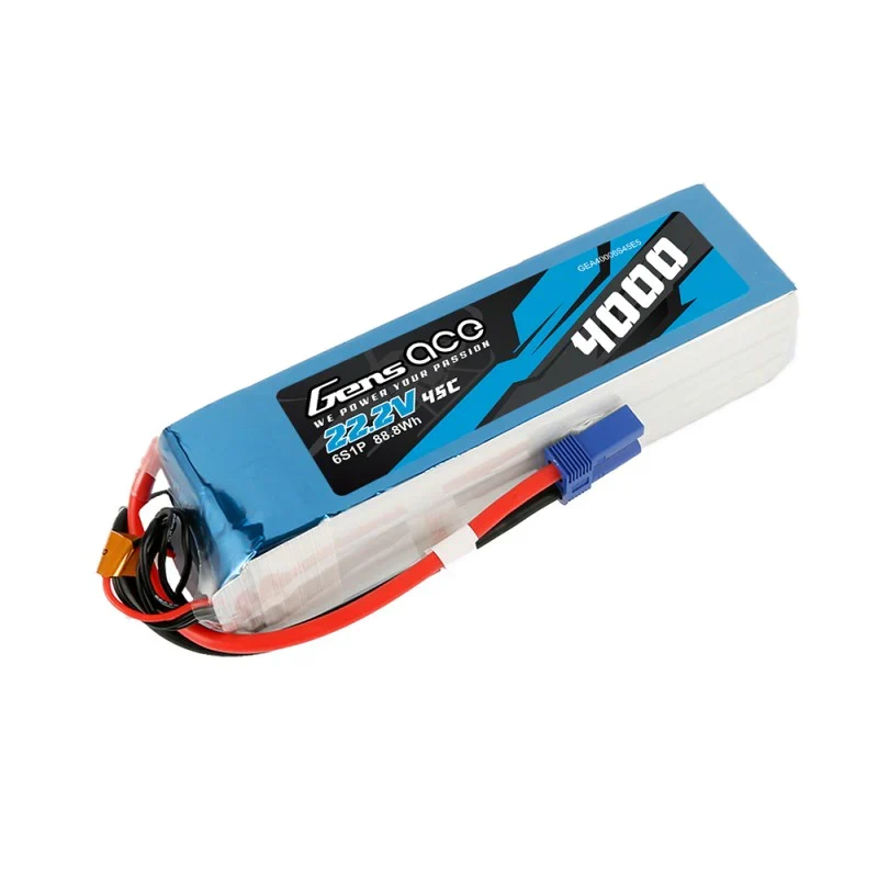 Gens Ace 4000mAh 22,2V 45C 6S1P Lipo-Akkupack