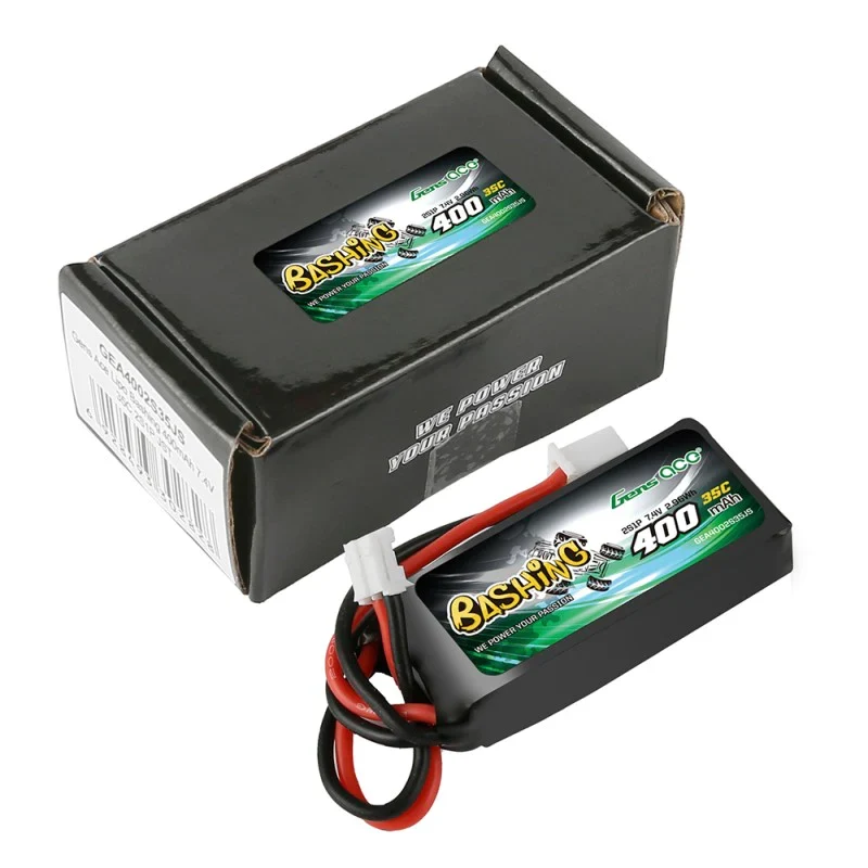 Gens Ace 400mAh 7,4V 2S1P 35C Lipo-Akkupack JST-PHR Plug