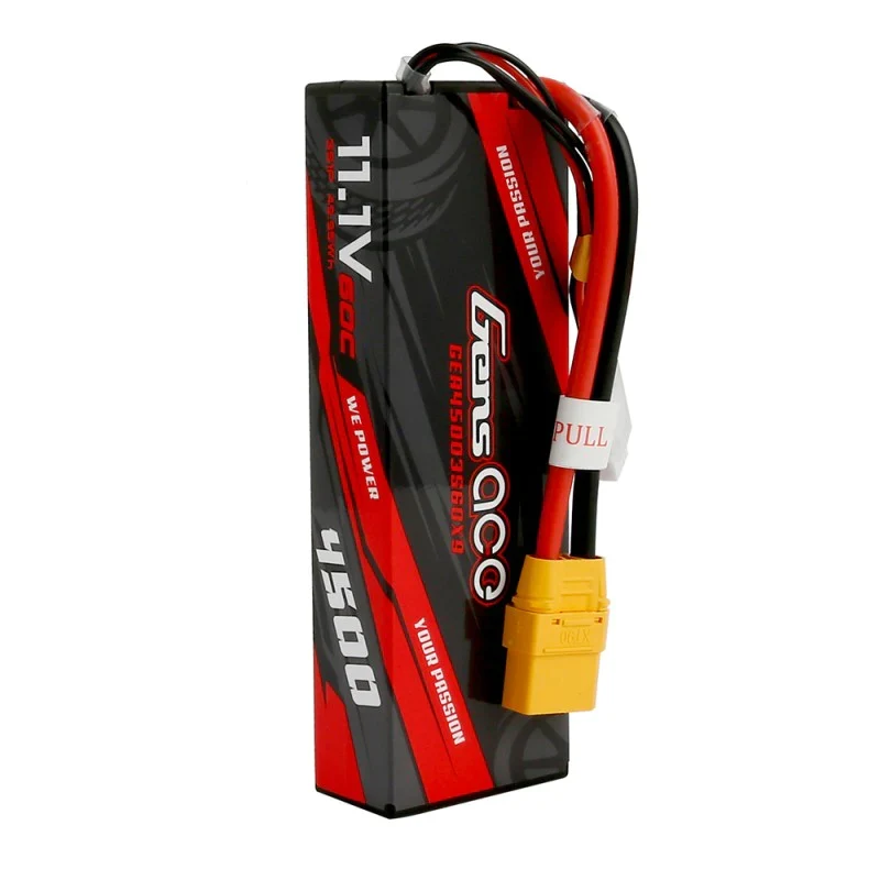 Gens Ace 4500mAh 3S1P 11.1V 60C HardCase RC Auto Lipo Batterie #24