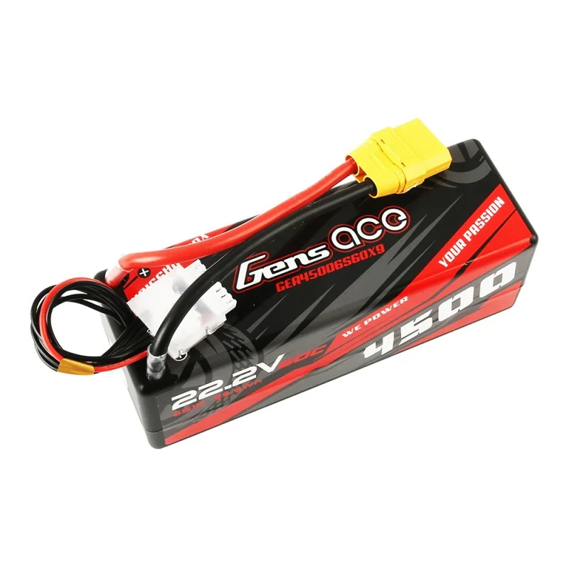 Gens Ace 4500mAh 6S1P 22.2V 60C HardCase RC Auto Lipo Akku 14#