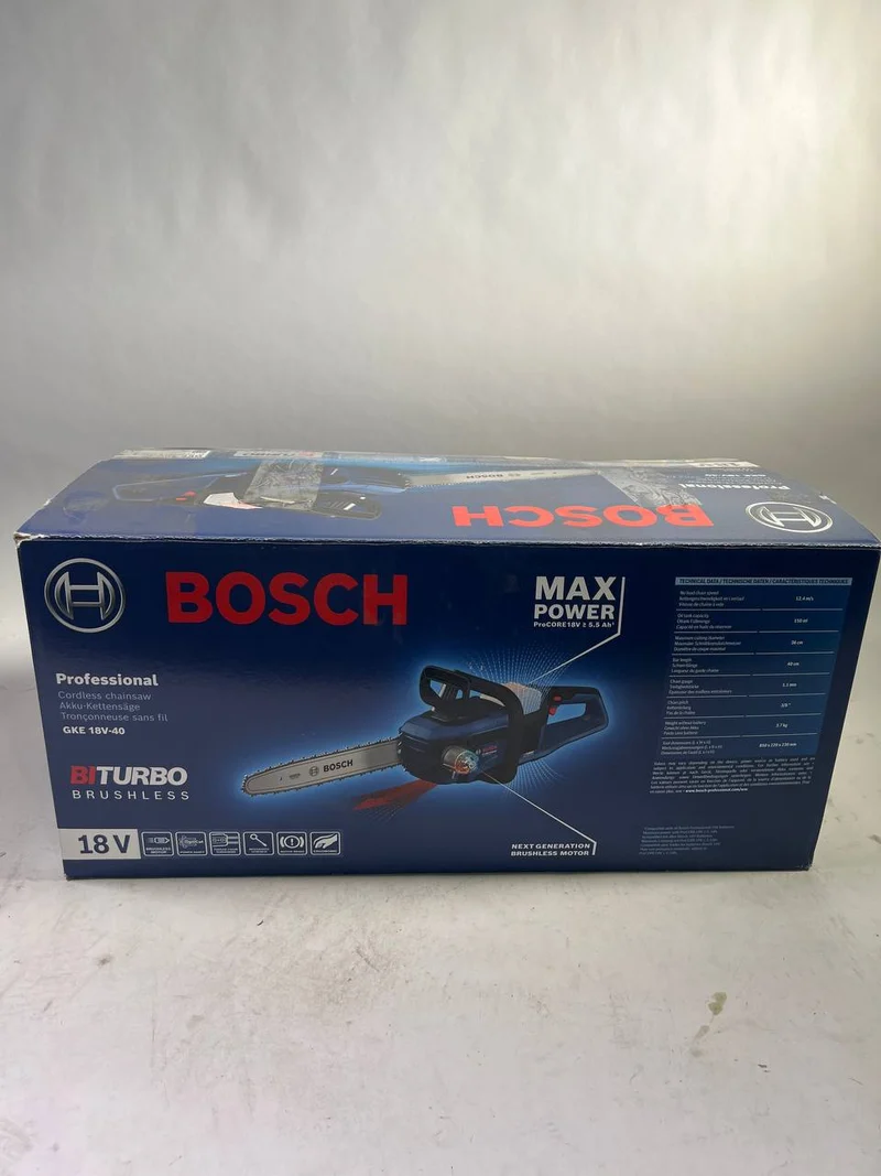 Bosch GKE18V-40 Professional Akku Kettensäge 18 V 40 cm Brushless ( 06008D3000 ) Solo - Ersatzteil/Defekt
