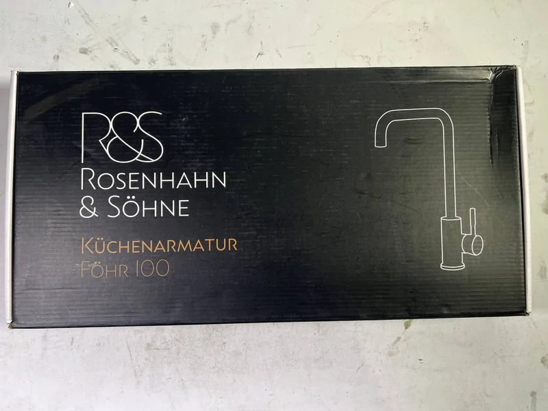 Rosenhahn & Söhne Föhr 100 Küchenarmatur 360° drehbarer Wasserhahn Küche - Neuwertig
