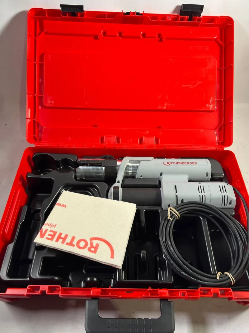 Rothenberger ROMAX AC ECO Basic 230 V Pressmaschine Typ C für Netzbetrieb im Transportkoffer ( 15705 ) - Gebraucht