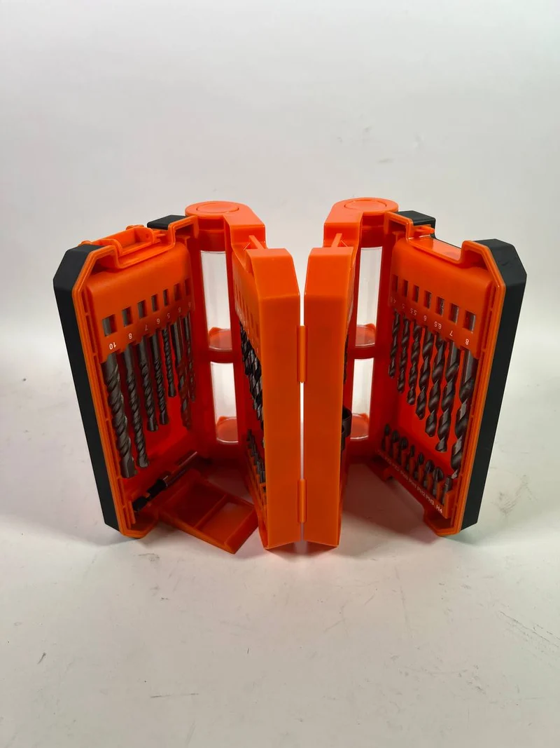 WellCut 51-teiliges Bohrer & Schraubendreher Bit Set aus HSS-Stahl, mit Magnet Bithalter & einem tragbaren Aufbewahrungskoffer ( ‎WC-DB51U ) - Neuwertig