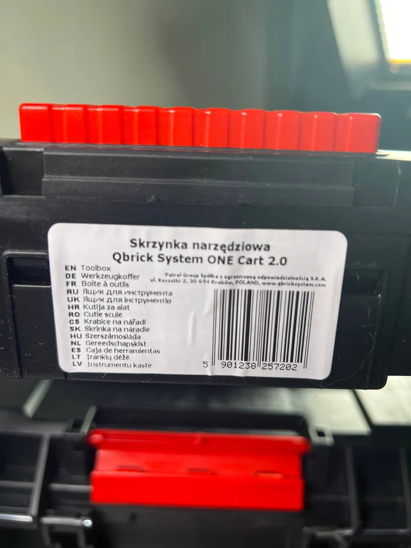 Qbrick System ONE Cart 2.0 Trolley 641 x 485 x 660 mm 52 l - Beschädigt