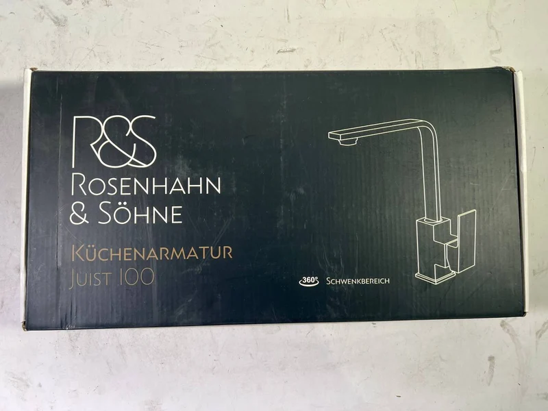 Rosenhahn & Söhne Juist 100 Küchenarmatur 360° Drehbarer Wasserhahn Küche - Neuwertig