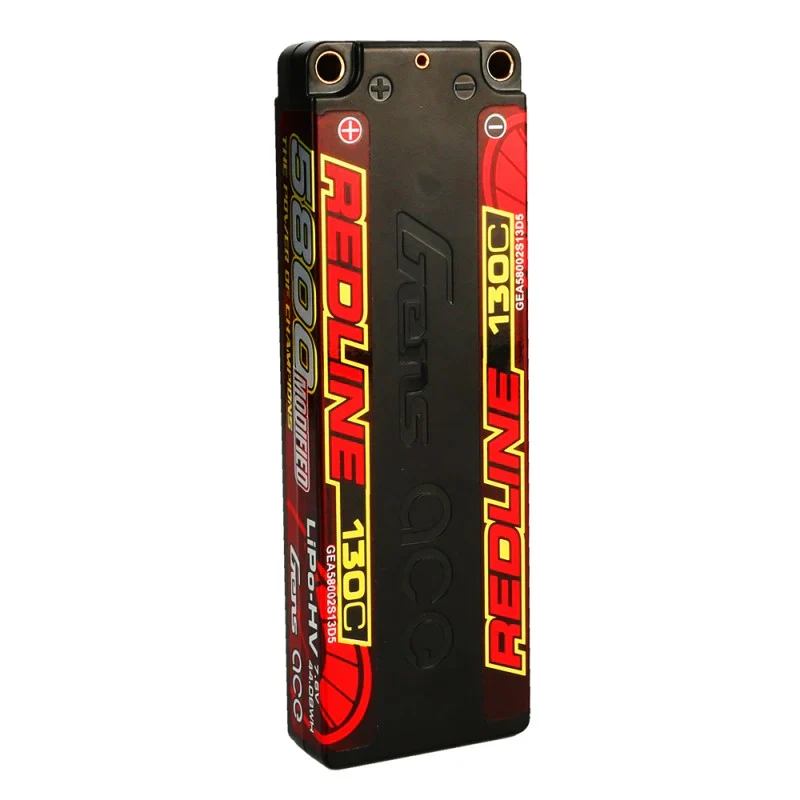 Gens Ace Redline Series 5800mAh 7.6V 130C 2S1P HardCase 56# HV Ultra LCG LiPo Akku