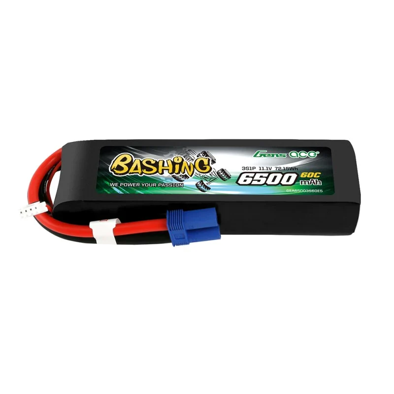Gens Ace 6500 mAh 11,1 V 60 C 3S1P Lipo-Akku mit XT90-Bashing-Serie