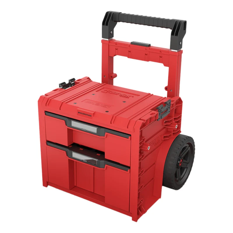 Toolbrothers RHINO L Drawer 2 Cart Plus ULTRA - Mobiler Schubladen Werkzeugkoffer 9,5 l 12 l mit Doppelteleskopgriff