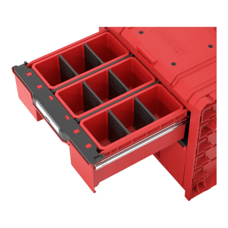 Toolbrothers RHINO L Drawer 2 Cart Plus ULTRA - Mobiler Schubladen Werkzeugkoffer 9,5 l 12 l mit Doppelteleskopgriff