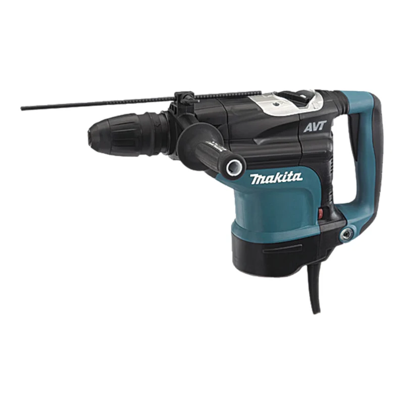 Makita HR 4511 C Kombihammer 1350 Watt SDS Max 9,4 J + 7 tlg. Bohrer und Meißel Set