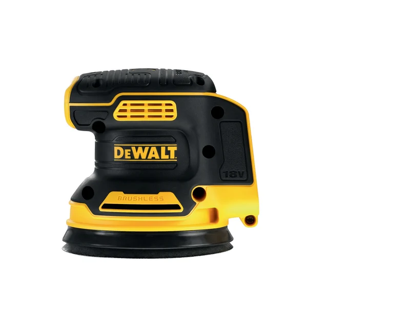 DEWALT Akku-Exzenterschleifer DCW210NT 18/54V 125mm – Bürstenloser Motor & elektronische Drehzahlregulierung