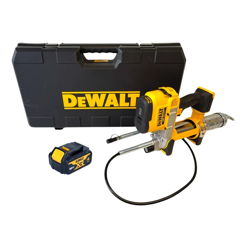 DeWalt DCGG 571 NK Akku Fettpresse 18 V + 1x Akku 4,0 Ah - ohne Ladegerät