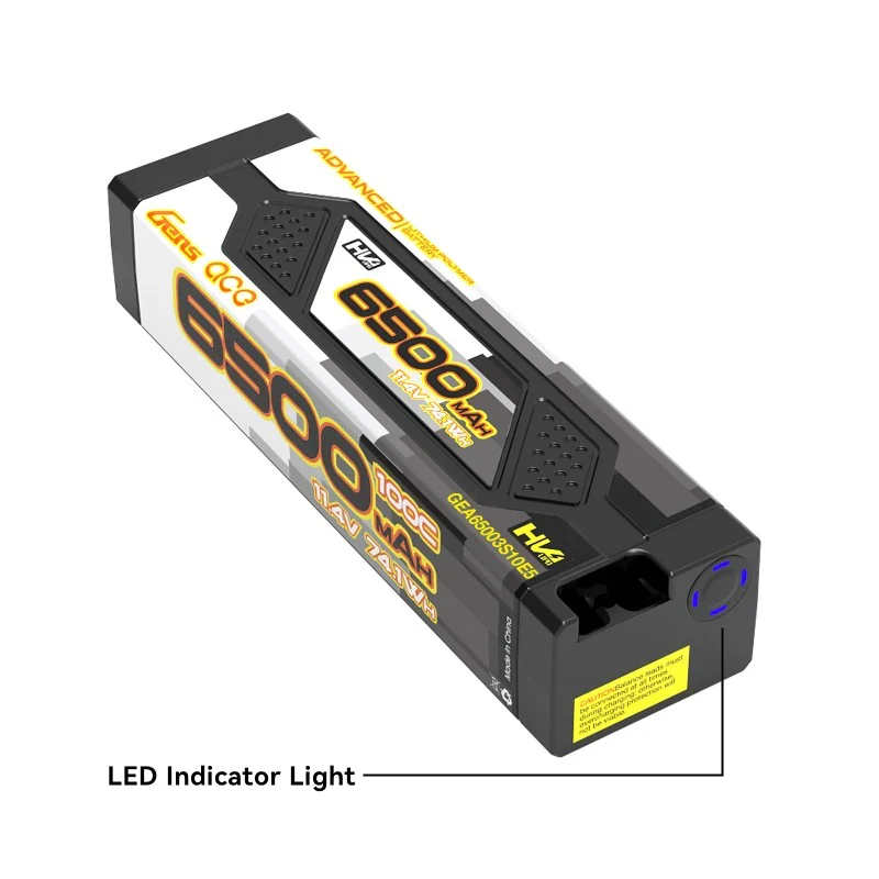 Gens Ace Advanced 6500mAh 11,4V 100C 3S1P HardCase 60# Lipo-Akku mit EC5