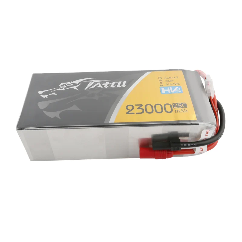 Tattu 23000 mAh 22,8 V 25 C 6S1P Lipo-Akku mit XT150 + AS150