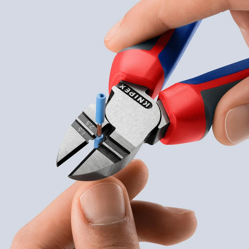 KNIPEX Abisolierseitenschneider 160 mm für 1,5 und 2,5 mm² Leiter, poliert