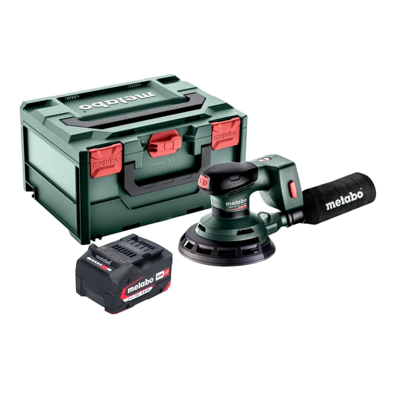 Metabo SXA 18 LTX 150 BL Akku Exzenterschleifer 18 V 150 mm Brushless + 1x Akku 4,0 Ah + metaBOX - ohne Ladegerät