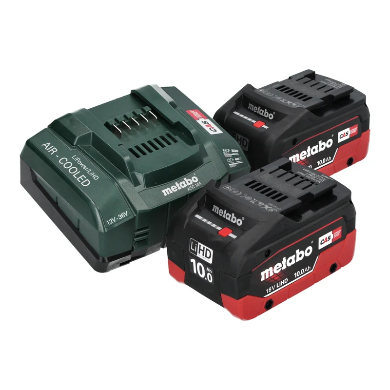 Metabo KS 18 LTX 57 Akku Handkreissäge 18 V 165 mm + 2x LiHD Akku 10,0 Ah + Ladegerät