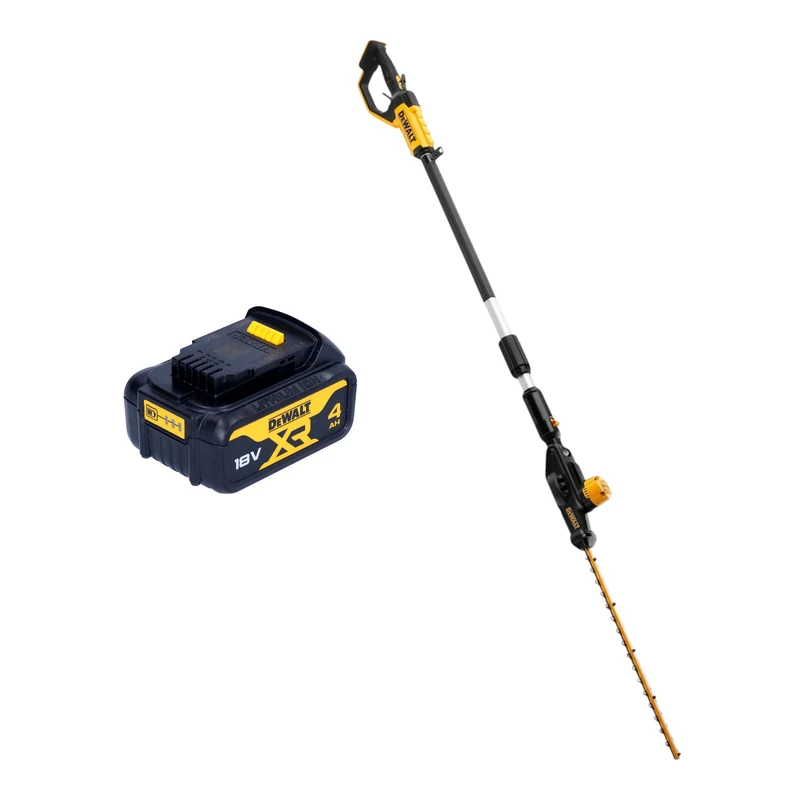 DeWalt DCMPH 566 N Akku Stabheckenschere 18 V 55 cm + 1x Akku 4,0 Ah - ohne Ladegerät