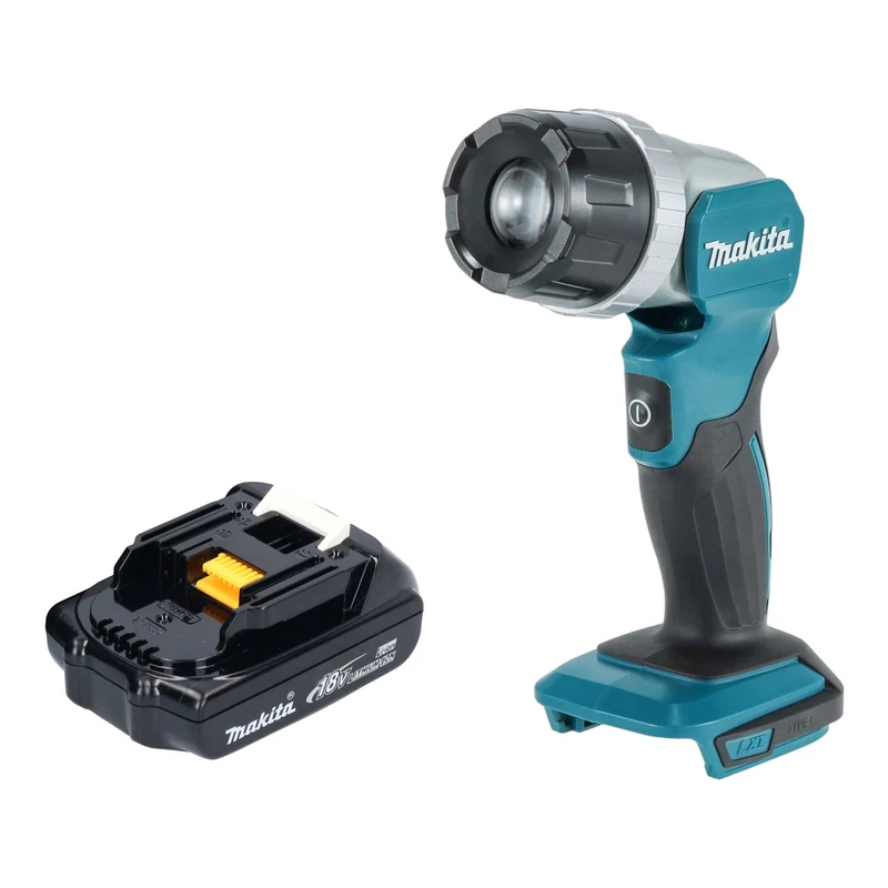 Makita DML 808 Y1 Akku Handstrahler 14,4 / 18 V 190 lm LED + 1x Akku 1,5 Ah - ohne Ladegerät