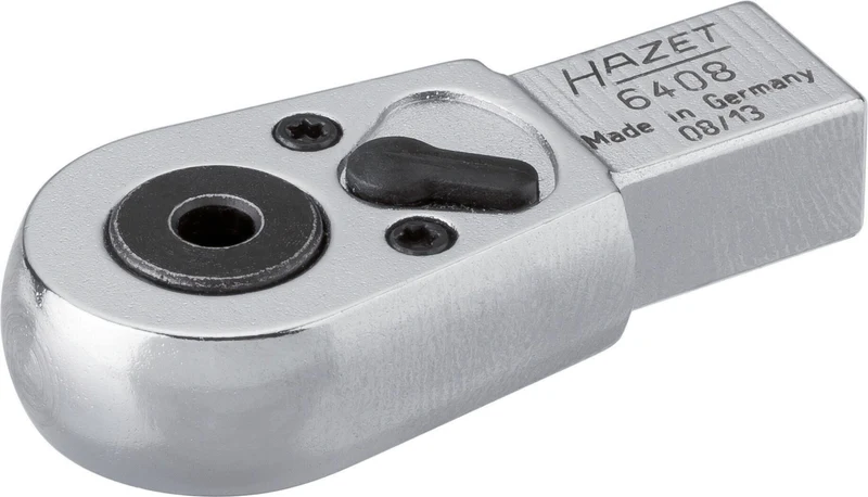 HAZET Einsteckumschaltknarre 6408 9x12mm 1/4" Antrieb – Spezialstahl verchromt