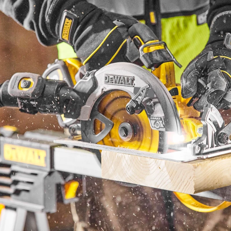 DeWalt DCS 573 H1T Akku Handkreissäge 18 V 190 x 30 mm Brushless + 1x Powerstack Akku 5,0 Ah + Ladegerät + TSTAK