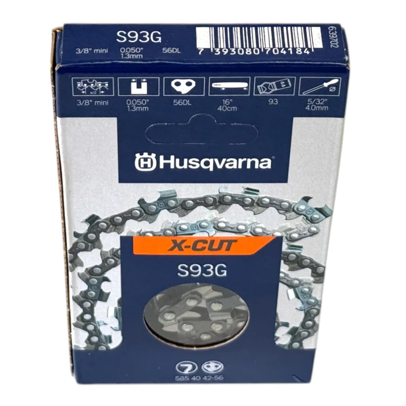Husqvarna X-CUT S93G Sägekette 30 cm 3/8" 1,3 mm ( 585404245 ) für Kettensäge