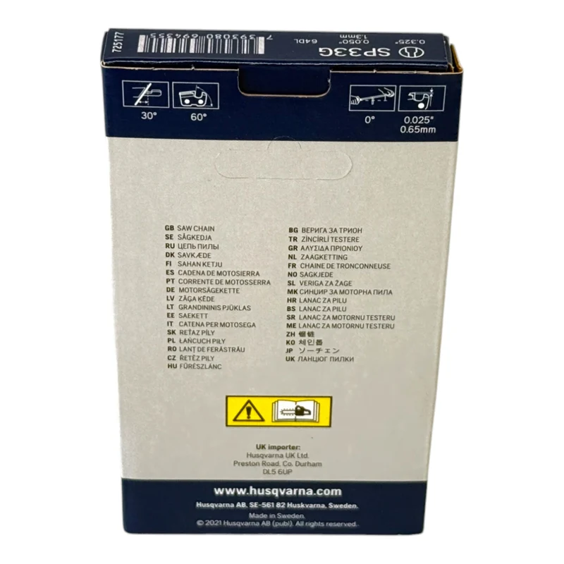 Husqvarna X-CUT SP33G Sägekette 38 cm .325" 1,3 mm ( 581643164 ) für Kettensäge