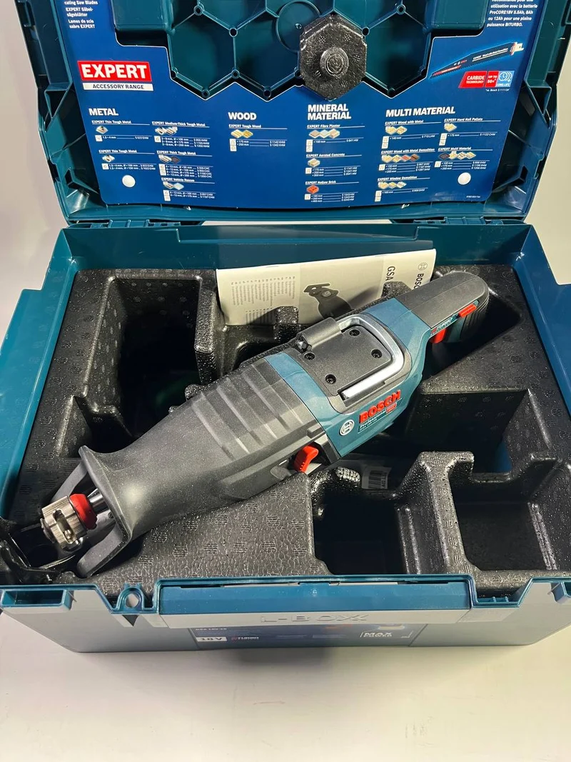 Bosch GSA 18V-28 Akku Säbelsäge 18 V ( 06016C0001 ) BITURBO Brushless + L-Boxx - ohne Akku, ohne Ladegerät - Gebraucht