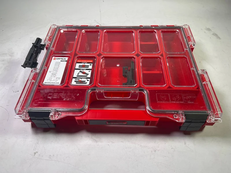 Qbrick System PRO Organizer 200 RED ULTRA HD stapelbar - Beschädigt