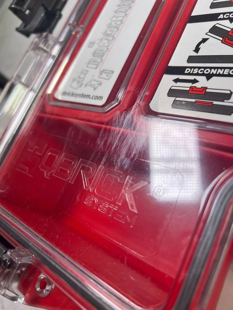 Qbrick System PRO Organizer 200 RED ULTRA HD stapelbar - Beschädigt