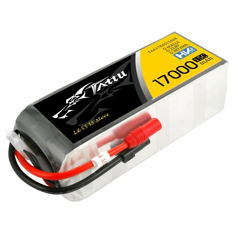Tattu 17000mAh 22,8V 15C 6S1P Lipo Akku mit XT90-S Stecker