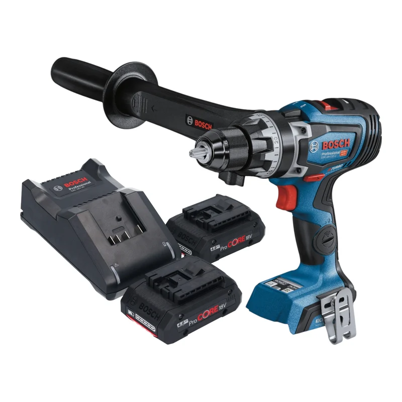 Bosch GSR 18V-150 C Professional Akku Bohrschrauber 18 V 150 Nm Brushless + 2x ProCORE Akku 4,0 Ah + Ladegerät