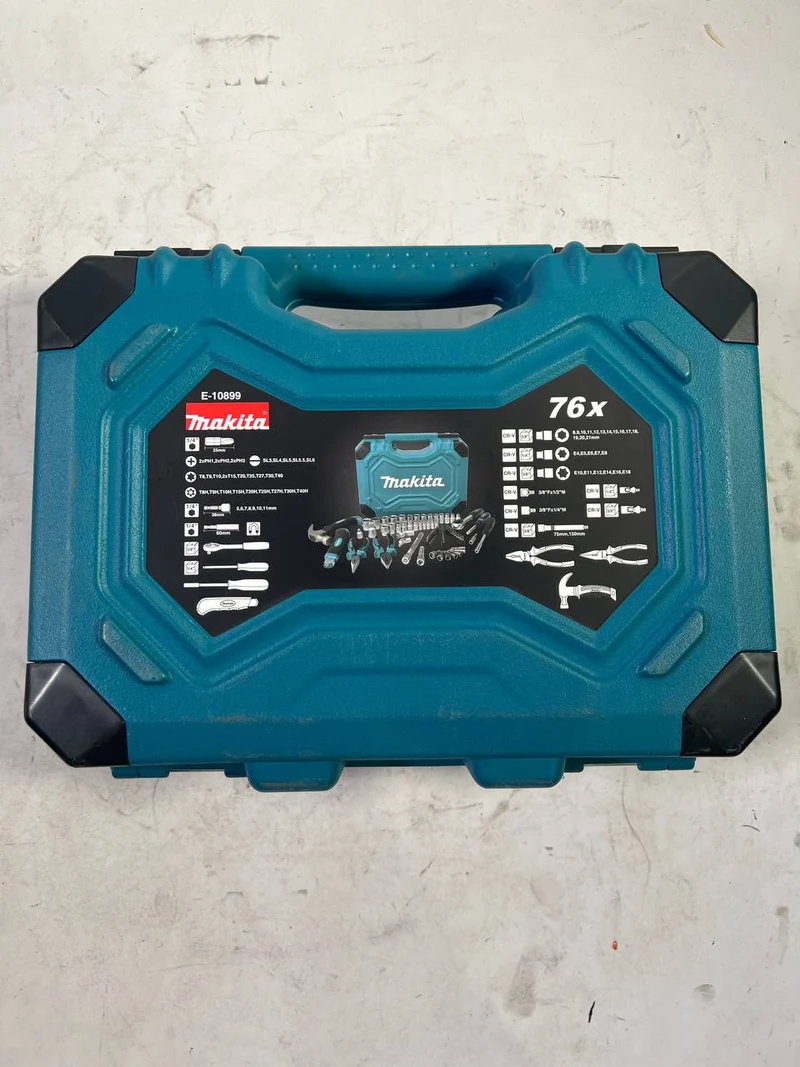 Makita Handwerkzeug Set. Chrom Vanadium Stahl ( E-10899 ) - Unvollständig