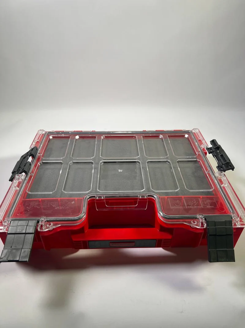 Qbrick System PRO 300 MFI RED ULTRA HD Organizer 9 l stapelbar IP54 - Unvollständig