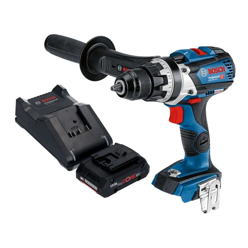 Bosch GSR 18V-110 C Professional Akku Bohrschrauber 18 V 110 Nm Brushless + 1x ProCORE Akku 4,0 Ah + Ladegerät