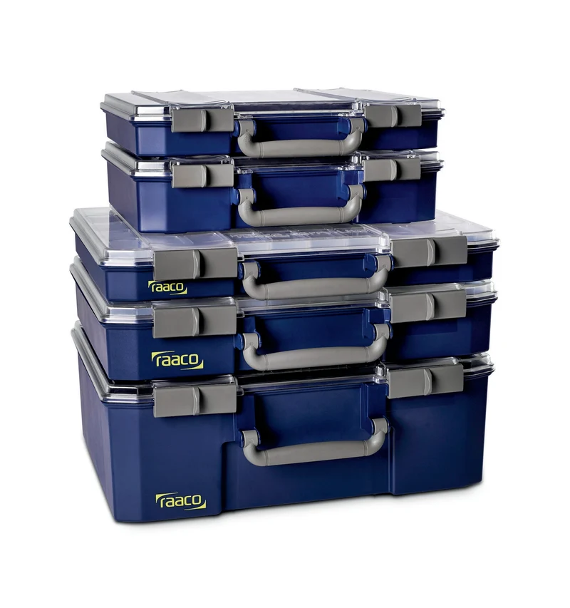 raaco Sortimentskasten CarryLite 80 5x10-25, 413x330x79 mm, 25 Fächer