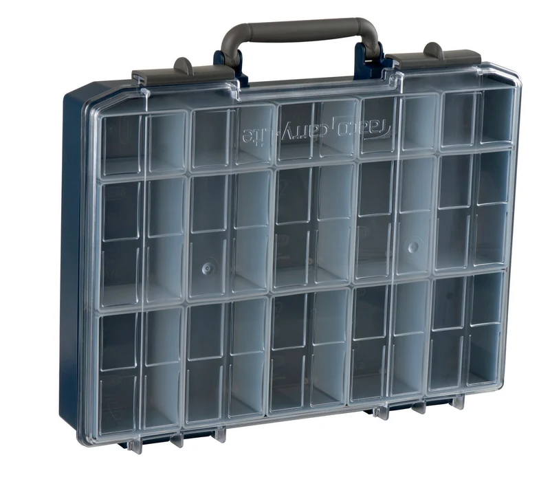 raaco Sortimentskasten CarryLite 80 5x10-25, 413x330x79 mm, 25 Fächer