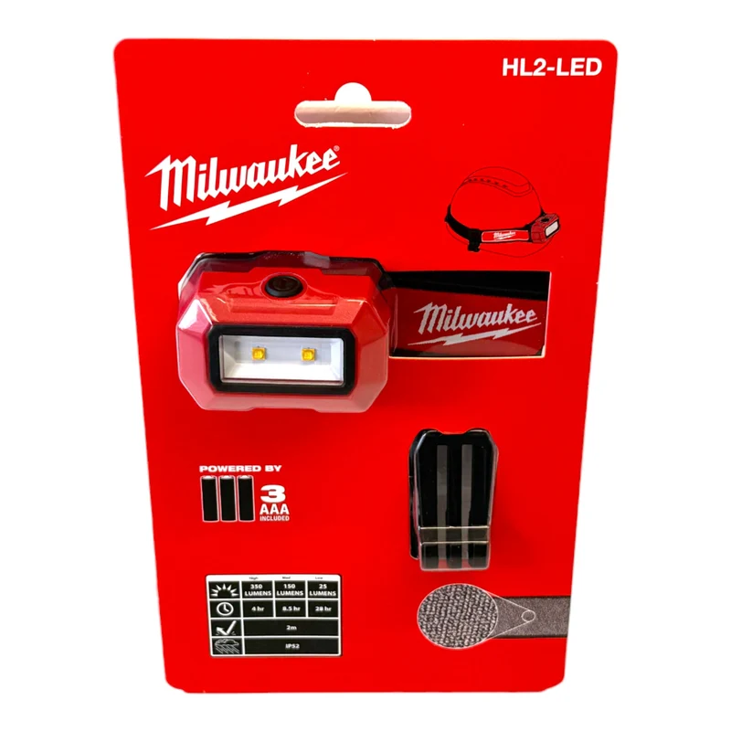 Milwaukee HL2-LED Stirnlampe 350 lm IP52 ( 4933471286 )